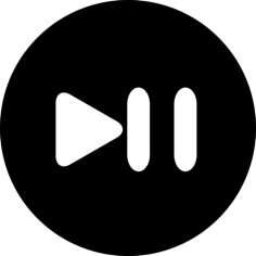 Pause Play Button Line Art Svg Vector, Free Vectors File